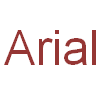 font arial