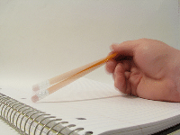 tapping pencil